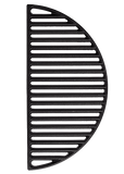 Half Moon Cast Iron Cooking Grate, 18 Inch - Aura Outdoor Products The Best Kamado Grills and Kamado Accessories. Ceramic Grill