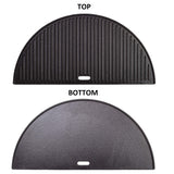 Half Moon Cast Iron Cooking Griddle, 18 Inch