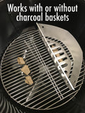 EZ Light Charcoal Grate for 22in Weber Kettle