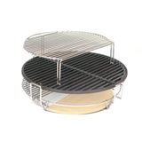 Cast Iron Cooking Grate, 18 Inch - Aura Outdoor Products The Best Kamado Grills and Kamado Accessories. Ceramic Grill